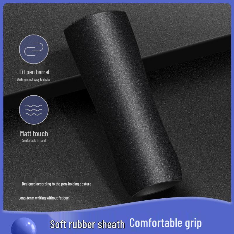 Carbon Black Fountain Pen - Signature Water-Based Blue Pen for Students and Business