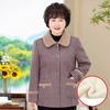 Winter Coat for Grandma Thickened Velvet Short Coat Imitation Mink Mother Style New Style Elderly Womens Outerwear