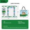 Ultrasonic Waterproof Picnic Mat with Zipper Backpack - Moisture-Proof, Thickened, Foldable, Portable Cushion.