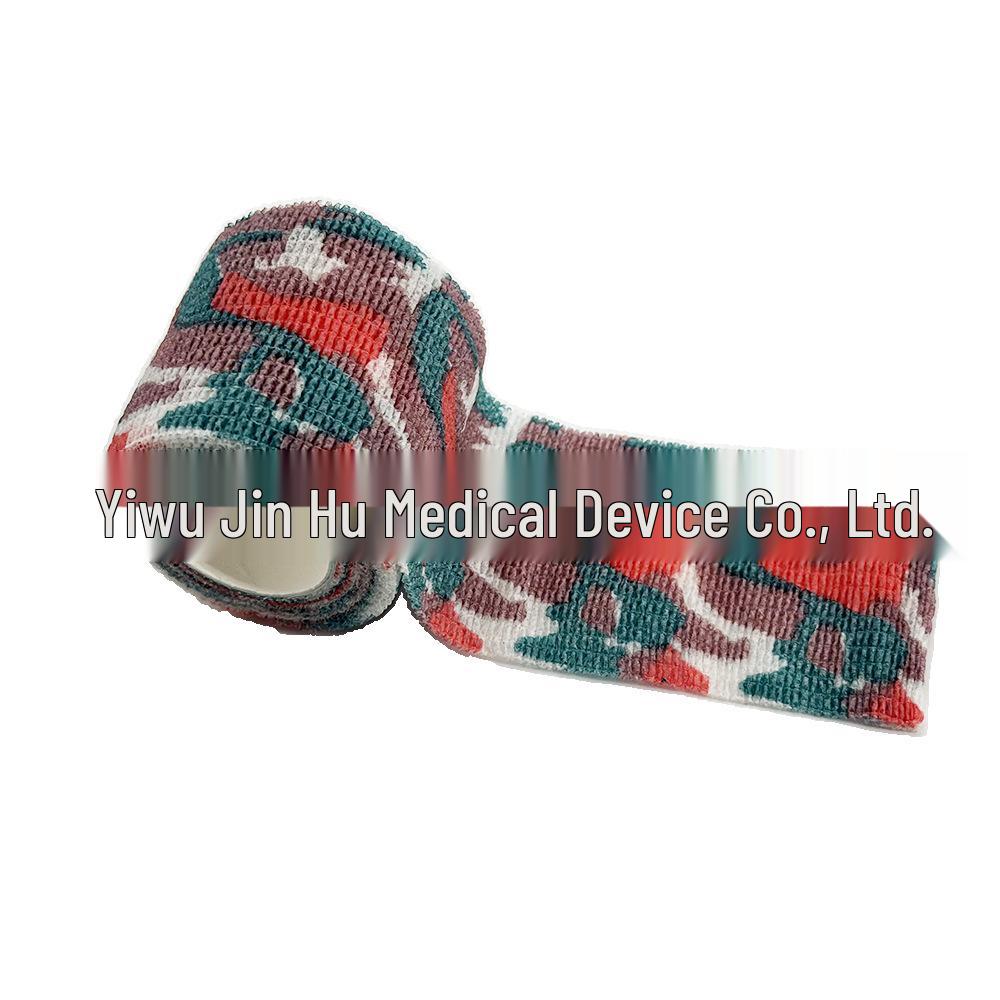 Selbsthaftende elastische Bandage zur Unterstützung von Handgelenk und Knöchel beim Sport