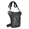 New Trend Men's Leg Bag Outdoor Sports PU Waist Bag Korean Retro Riding Bag Casual Hip Bum Bag For Travel Cycling Wholesale