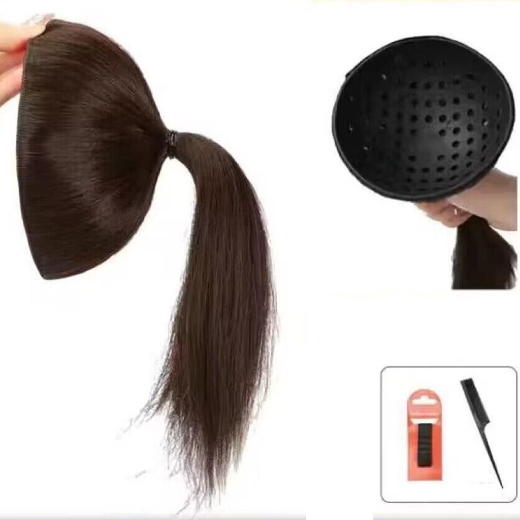 Instantly Thicken Hair Back of Head Hair Bun Extension for Thinning Hair for Anyone Seeking Immediate Results Woman