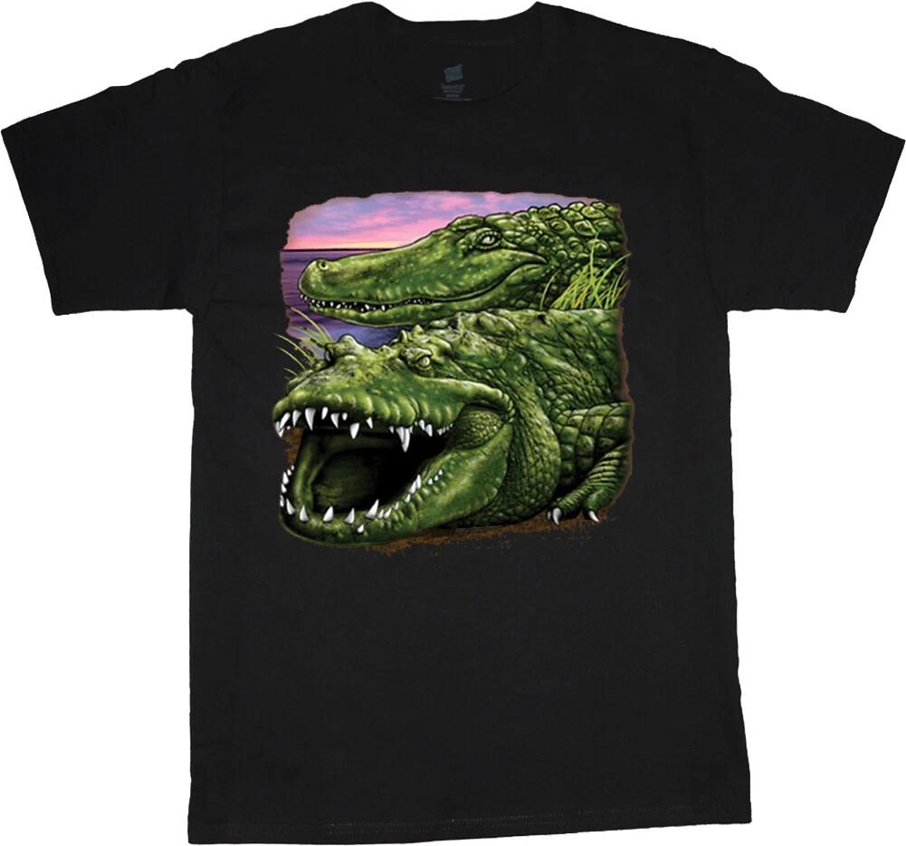 Alligators T-shirt Mens Graphic Tee Clothing Apparel Alligator Gifts S