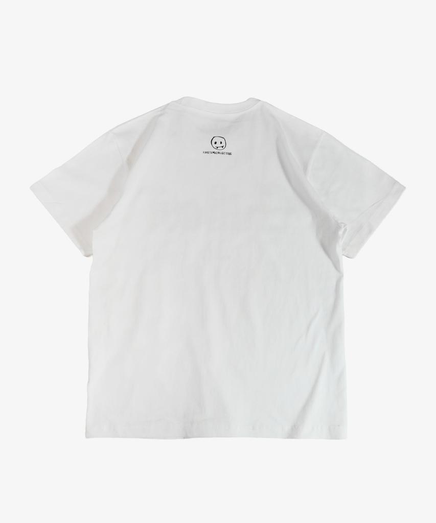 Laipeutaimkollegtibeu Chill Out Graphic Short Sleeve T-Shirt Chill Out White