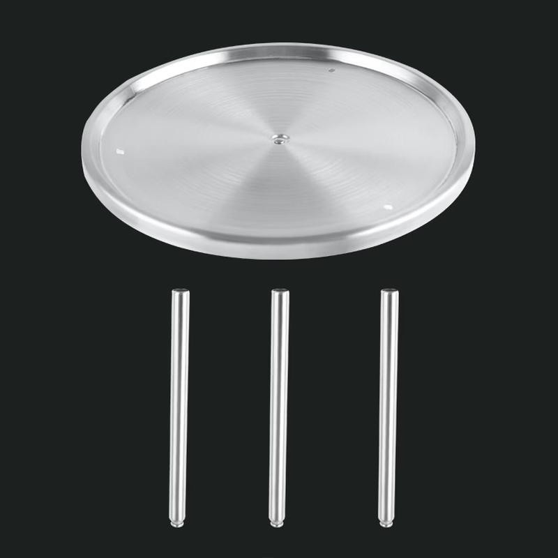 Zhi Shi Round Stainless Steel Kitchen Storage Tray