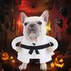 Martial Arts Costume for Dog Breathable 2 Leg Clothes For Small Dog Easy Wear Pet Halloween Party Dressingup Outfit