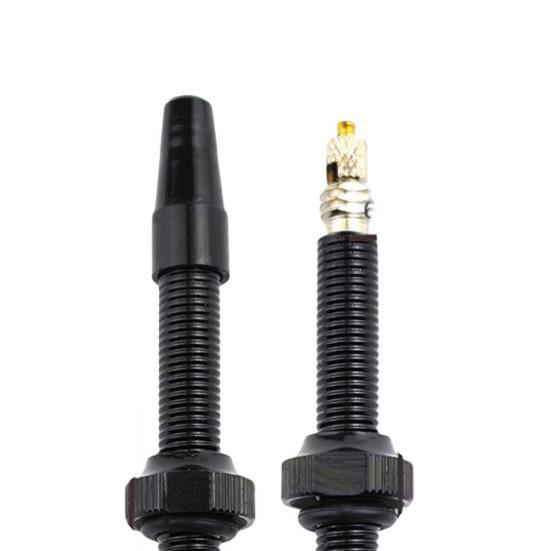 1 Set Tubeless Valve Kit with Wrench CNC Machined Super Light Metal Stem And Caps Replacement 44/60mm MTB