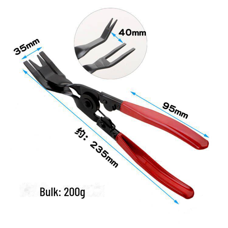 Plastic Rivet Removal Tool: Light Open Pliers with Screwdriver for Car Buckles and Gas Protection.