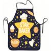 1pc Star Baker Humorous Design Apron, Sturdy And Easy To Maintain, Adjustable Waist, Made of Polyester, Suitable for Cooking, Baking, Gardening, Fruit
