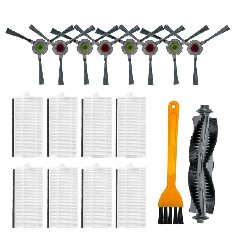 Vacuum Cleaner Filter Sweeping Robot Side Brushes Sweeping Robot Replacement Part Main Brush for P20 Model Sweeper