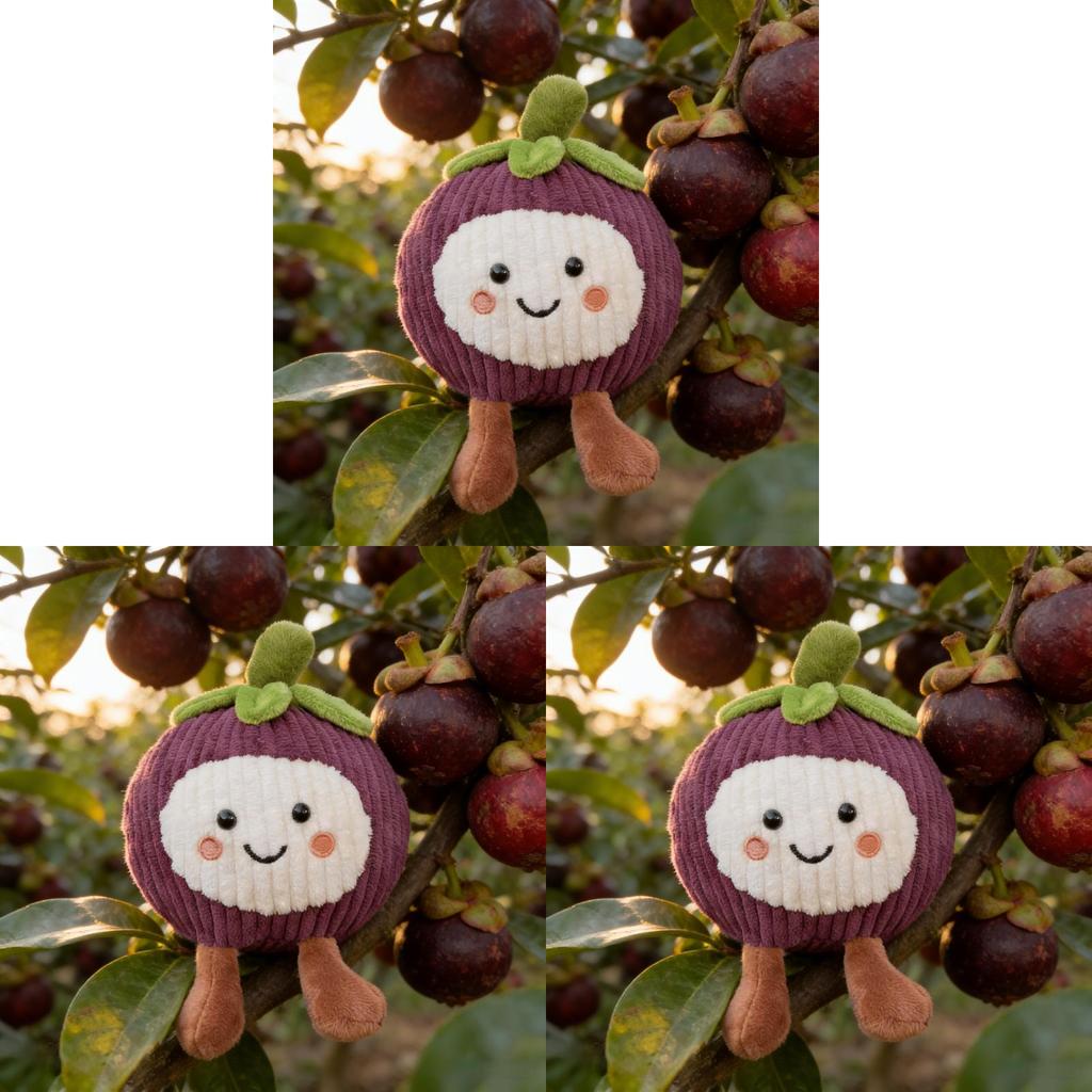 Fruit Plush Toy With Hanging Hook For Kids And Teens