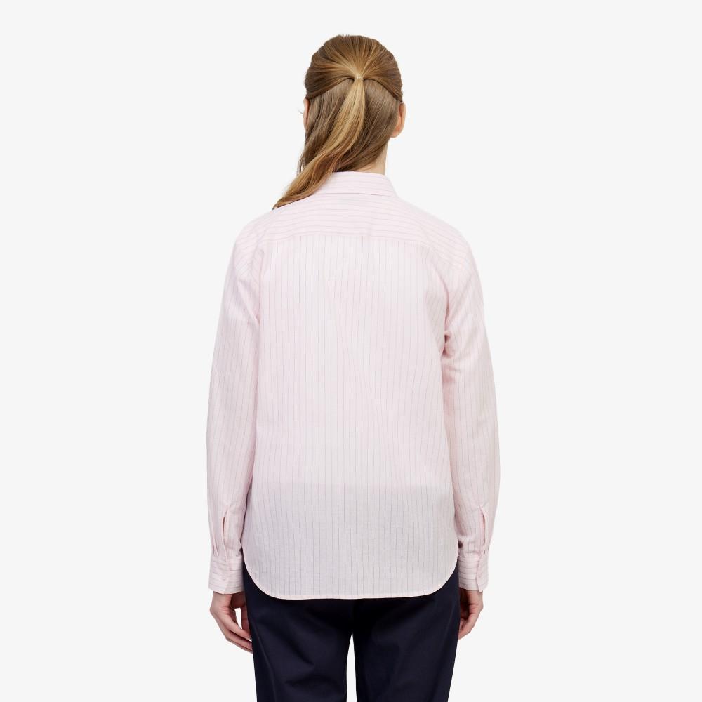 Lacoste Women's Sheer Cotton Stripe Shirt CF871E-56GADY