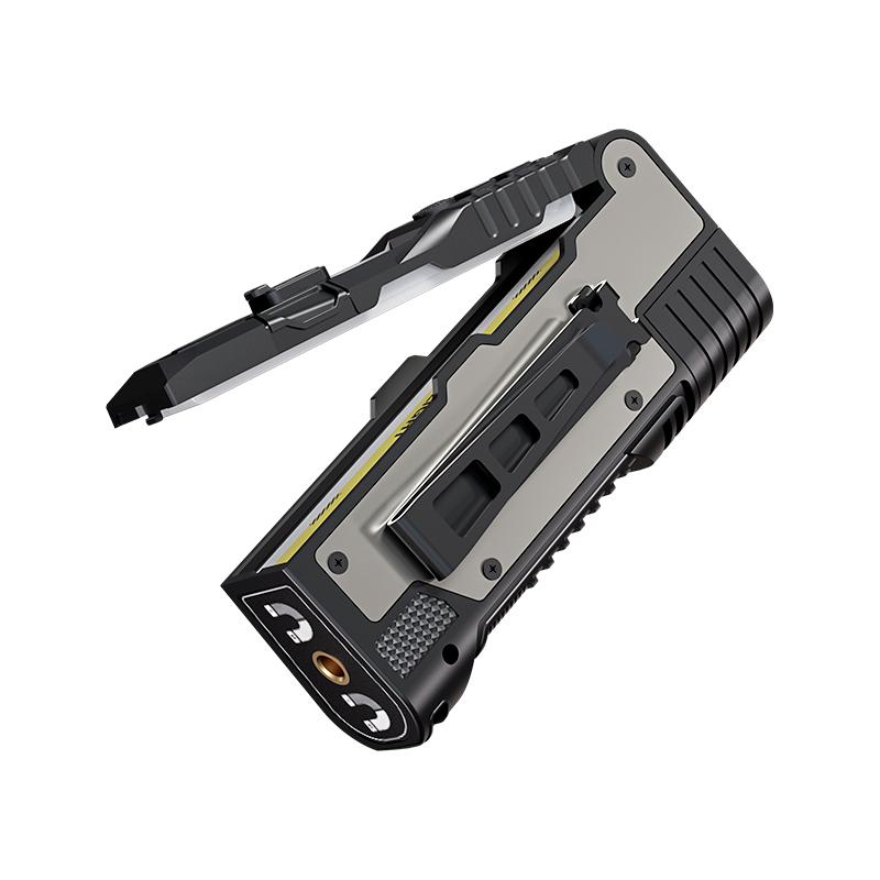Outdoor Essential: M20 Strong light Ultimate Flashlight,3-Light Source Flashlight with Magnetic Base,Articulating Side Light,Type-C Fast Charge