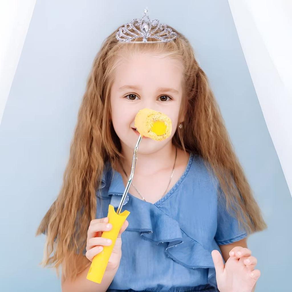 Anytop Haaraccessoire Krone Diadem Kinder Mädchen Haarschmuck Haarreif Spange Fotoshooting Party Shichi-Go-San Hochzeit Volljährigkeit Geburtstag Braut Haar
