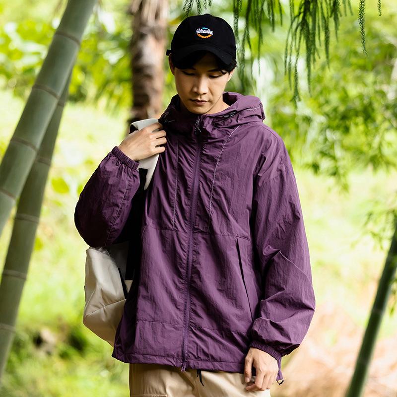 

Мужская куртка для улицы, весенне-осенняя, для пар, теплая, однобортная, тонкая куртка, спортивная ветровка, пояс, светоотражающая полоса M