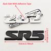 3D Metal Car Letters Logo SR5 Emblem Fender Door Side Badge Sticker For Toyota Tundra Hilux Tacoma 4runner Auto SR5 Acessories