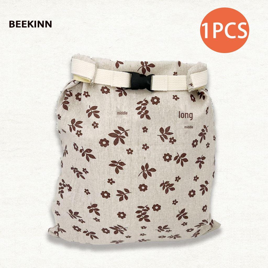 Eco-friendly Reusable Beeswax Bread Bag - Double-layer Linen Cotton for Freshness