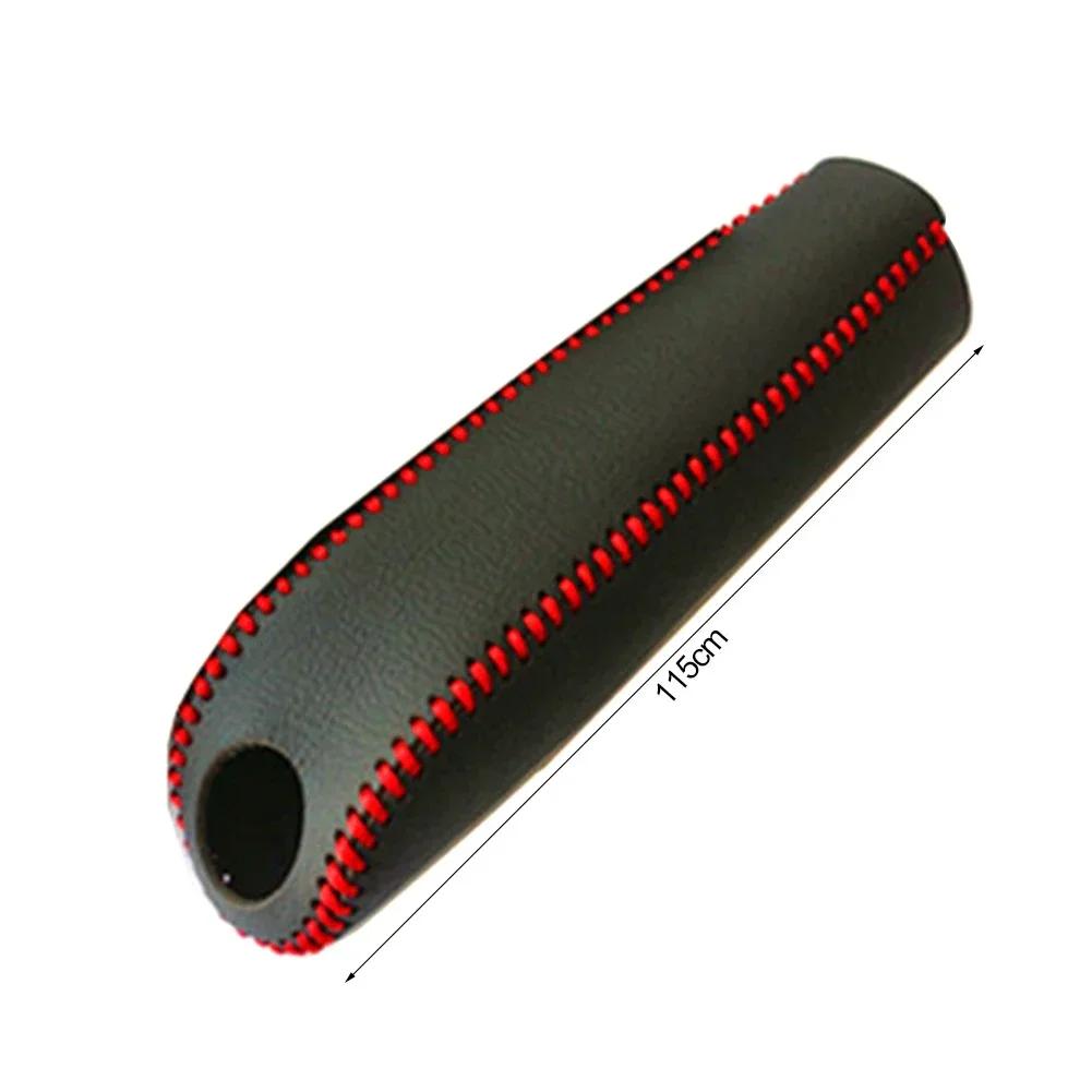 Car Leather Gears Handbrake Cover Shift Lever Cover Auto Interior Accessories Handle Sleeve Car Accessories