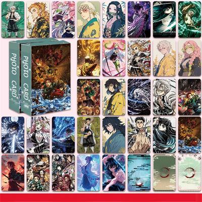 55pcs Anime Style Collectible Photo Cards Set LOMO Style Character Illustration Postcards for Collection and Display