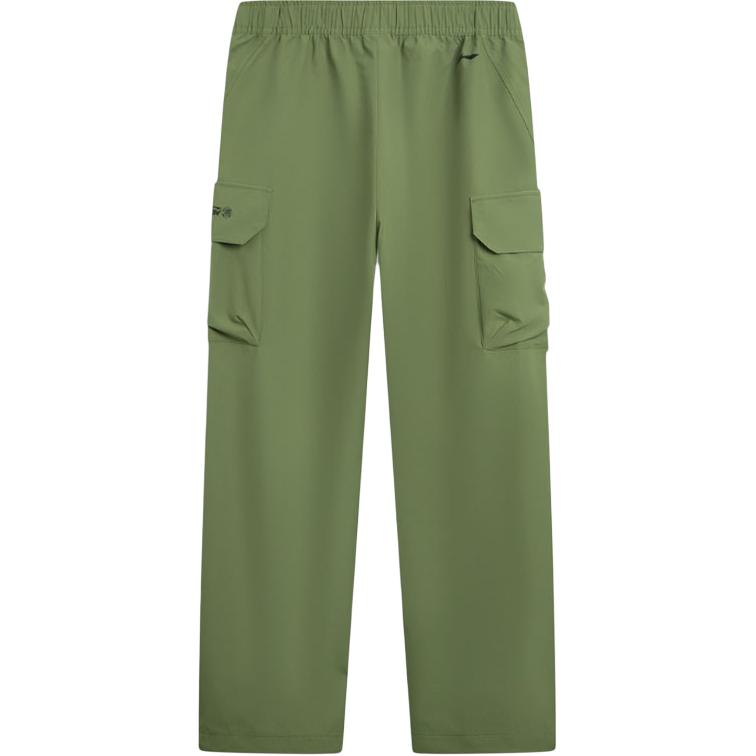 Li-Ning Loose Fit Solid Color Straight Leg Sports Casual Pants Men Bottoms AYKV583-4