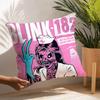 Punkband B-Blink-182 Kissenbezug Quadratisch Doppelseitiger Druck Kissenhülle Für Sofa Heim Schlafzimmer Dekoration Geschenk