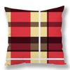 Colored Plaid Geometric Pillow Cover Contrasting Color Creative Pillow Cover Quilt Cover Premium Durable Quality