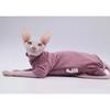 Hairless Cat Clothes Warm and Soft Four-Legged Hoodie for Sphynx Cats for Autumn and Winter for Devon Rex, Cornish
