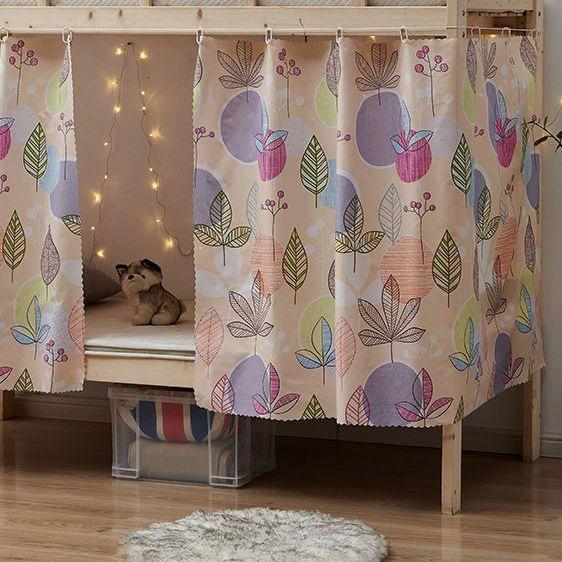 Blackout Bed Curtains for Dorm Bunks - Girls & Boys Privacy Enclosure