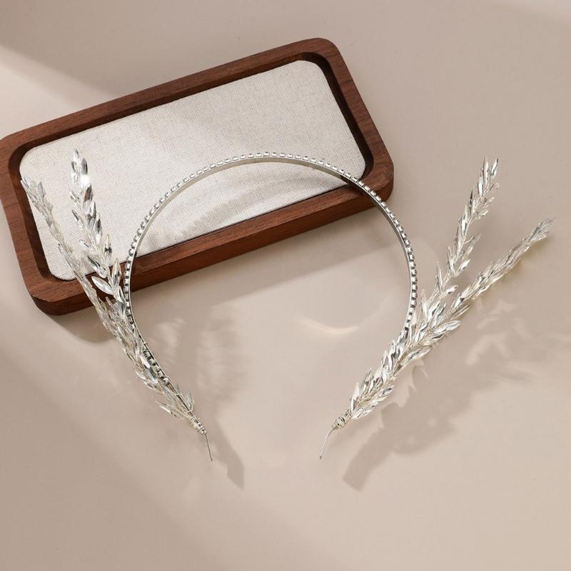Sparkling Crystal Hairband Comfortable Bridal Hairband Alloy Texture Suitable for Fashion Girls and Mature Ladies
