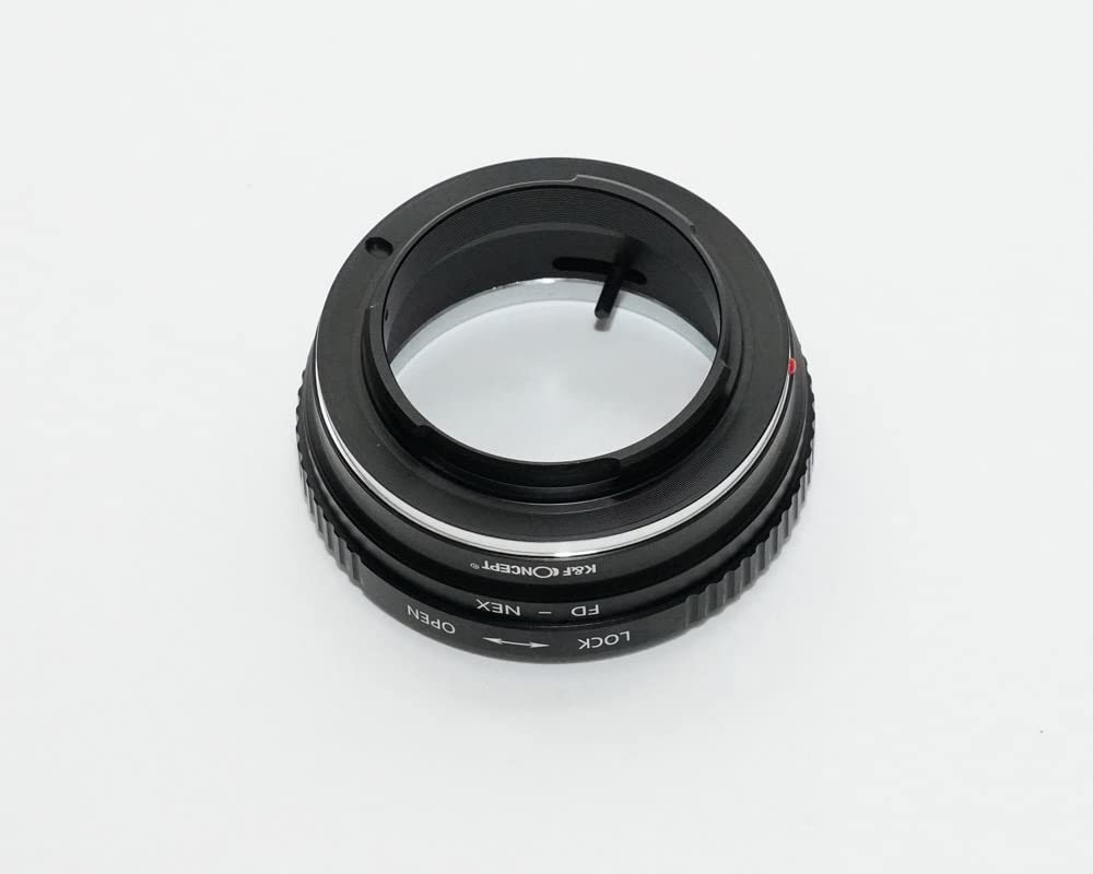 CONCEPTS Adaptateur monture CANON FD vers monture NEX E avec chiffon d'objectif K&F - fd-nex (KFNEX)