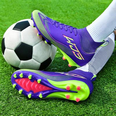 35-45 Adolescentes Talla Grande Uñas Largas Altas Zapatillas de Entrenamiento de Fútbol Zapatos de Fútbol para Hombre
