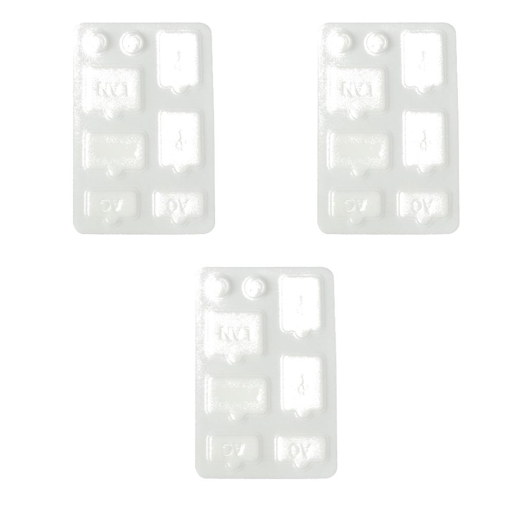 8pcs Dust Plug Dustproof Kit Silicone Dustproof Plugs Replacement Game Console Accessories for NS Switch/Switch OLED/Switch Lite