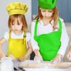 Apron Baking DIY Chef Hat Parent-child Apron Set Men and Women Apron