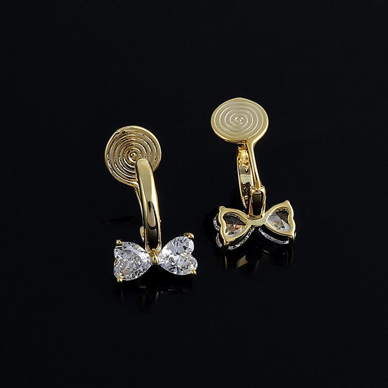 

Модные серьги-держатели для москитных спиралей в виде бантиков: Женские каффы без прокола