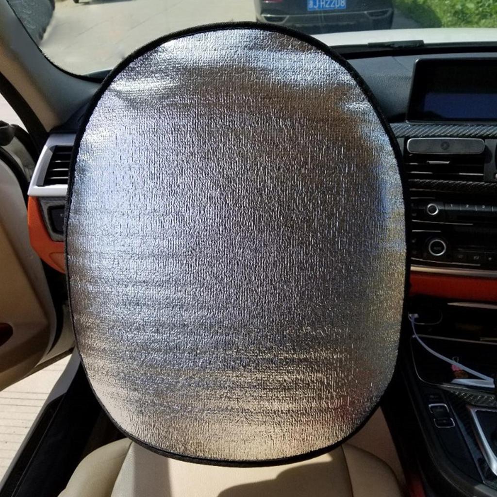 Steering Wheel Sun Protector Cover Steering Wheel Covers for Heat Anti Heat Aluminum Foil Steering Wheel Covers for Cars
