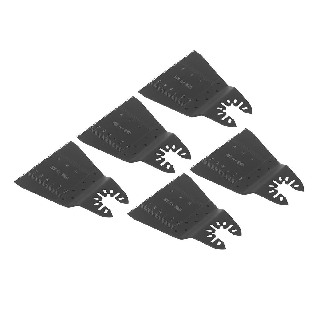 5 Pcs Oscillating Multitool Blade 65mm Multi Purpose Quick Release Tool Saw Blade for Wood Plastic