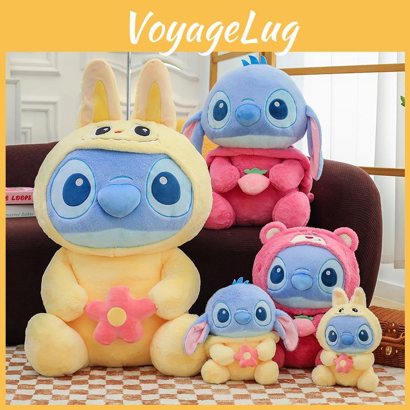 Animal Lilo Cartoon Short Fur Stuffed Toy Bedroom Decoration Sleep Doll