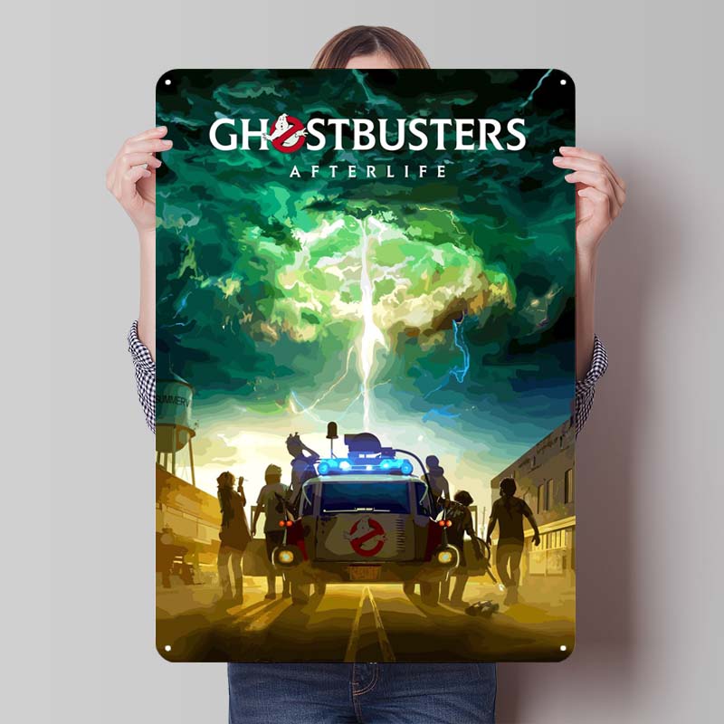 Classic Movie Metal Poster Wall Art Mural Custom Vintage Metal Tin Signs for Wall Art Decoration Man Cave Room Wall Sign Deco