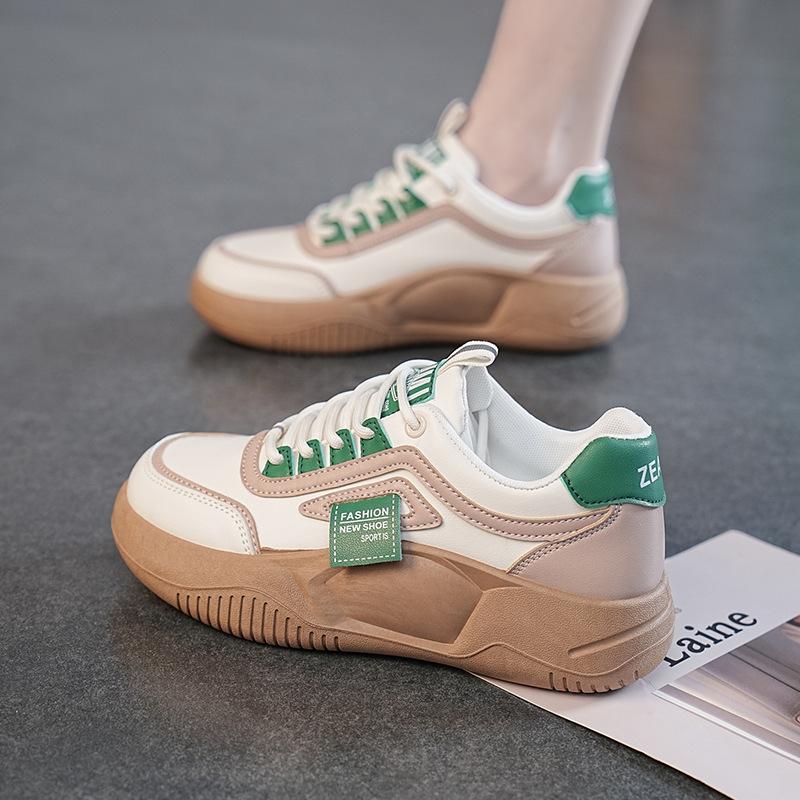 Women s spring new casual retro versatile soft-soled lightweight sports board shoes ins 35