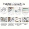 Flip Shoe Cabinet Accessories, Flip Down Three-layer Metal Shoe Cabinet Drawer Hinge, Suitable for Home Furniture