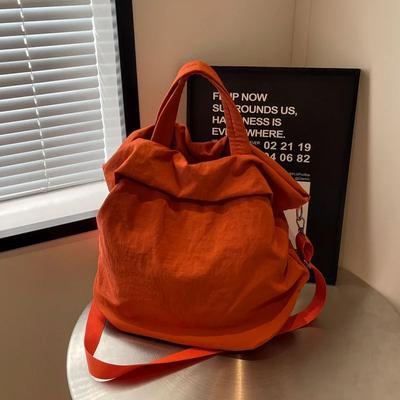 Monochromatická taška cez rameno s veľkou kapacitou pre ženy Dámske crossbody tašky Vysoká kvalita Nylon