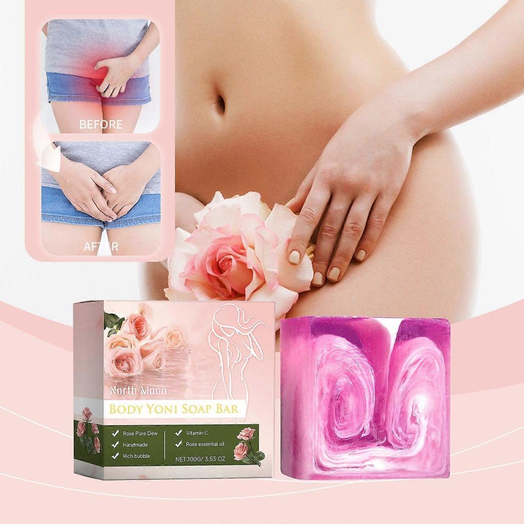 Women's Rejuvenating Cleansing Soap for Intimate Areas Moisturizing, Nourishing, Gentle Foam (100g)