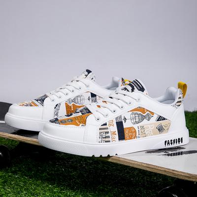 Heißverkaufende Herren Freizeitschuhe Low Cut Mode Neu Sommer Rutschfest Verschleißfest Sneaker Komfort Leder Walking Board Schuhe