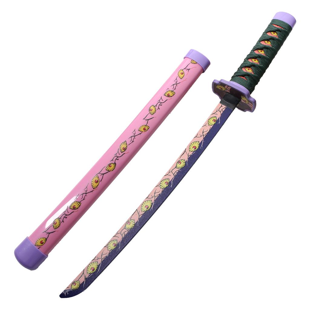 45cm Neuestes Cosplay Hagashi Akihito Kunststoff Katana Modell Rollenspiel Anime 18 Zoll Shinazugawa Sanemi Spielzeugschwert