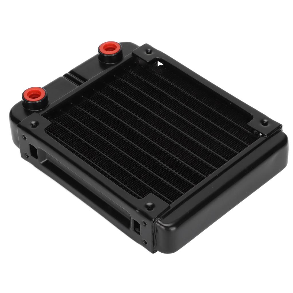 Aluminium-Radiatoren Gute Wärmeableitung 10 Wärmeableitungsrohre Geräuscharm G 1 4 Schraubgewinde CPU Aluminium-Radiatoren