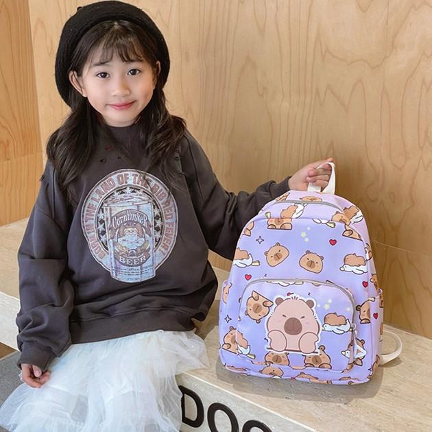 Children's Schoolbag Girl Cute Cartoon Kindergarten Small Backpack Small Class Cute Super Cute Lightweight Backpack