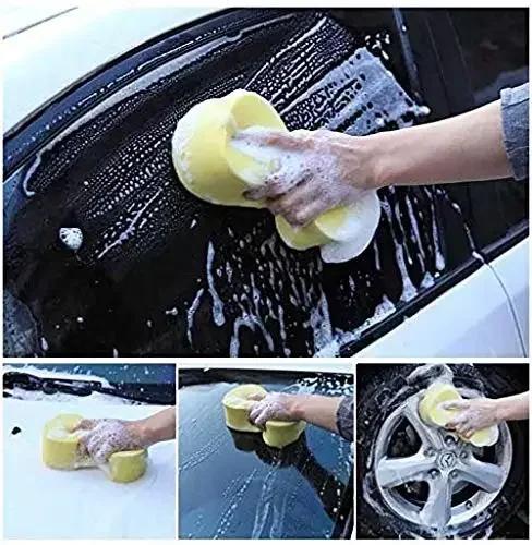 Car Wash Sponge Honeycomb Large Sponges High-density Car Washing Sponge Block Auto Detailing Foam Cleaning Tools Car Accessories