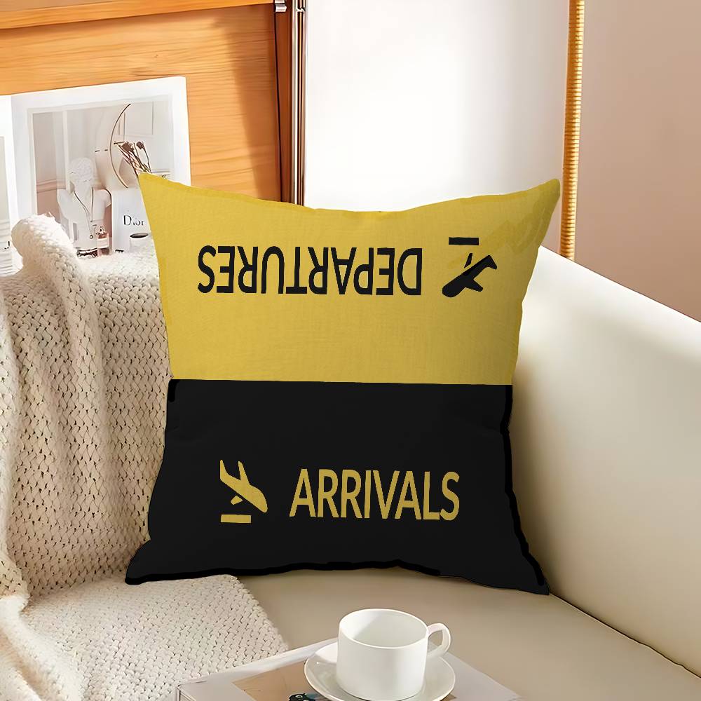 Pilot Captain Stripes Pillowcase Toon Gift Cushion Cover Bedroom Home Sofa Chair Seat Decor Pillow Case