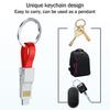 3 in 1 Magnetic 13CM Mini USB Data Cable Mobile Phone Portable Charging Data Cables Type C/Micro USB