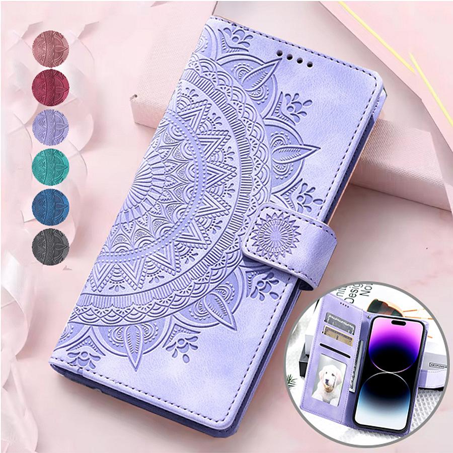 Wallet Phone Cases with Card Holder + Photo Frame Compatible with iPhone 17 16 15 14 13 12 Samsung Galaxy S25 S24 S23 A56 A55 A54 Kickstand Flip Cover